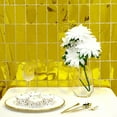 thumbnail image 3 of Balsa Circle Metallic Gold Rectangle 3x6.5 feet Foil Tassels Fringe Backdrop Curtains Party, 3 of 8