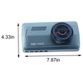 thumbnail image 3 of TIMIFIS Dash Cam Vehicle Mounted Recorder 4.5 Inch Touching Screen Recording 170 Degree Wide Angle Night Vision HD 1080P Vehicle Camera, 3 of 7