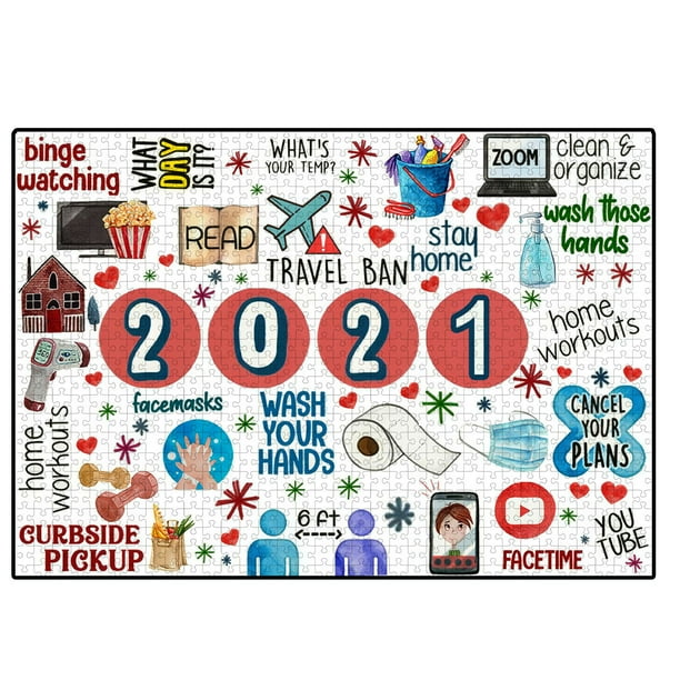 Matoen New Year S Jigsaw Puzzles 1000 Pieces Large Jigsaw Puzzles Game For Aduls And Children Commemoration Of Events In 2020 Hanging Decor Gift Of Puzzle Game Walmart Com Walmart Com