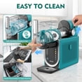 thumbnail image 6 of Slushie Machine for Home, No Ice Needed Margarita Machine & Slushy Machine, 5 Preset, Rapid Freezing, Self-Cleaning, 66oz Slushie Maker for Frappes, Spiked Slush, Ice Cream, Dark Green, 6 of 9