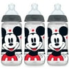 NUK Smooth Flow Disney Bottle, Mickey Mouse, 10 oz, 3-Pack