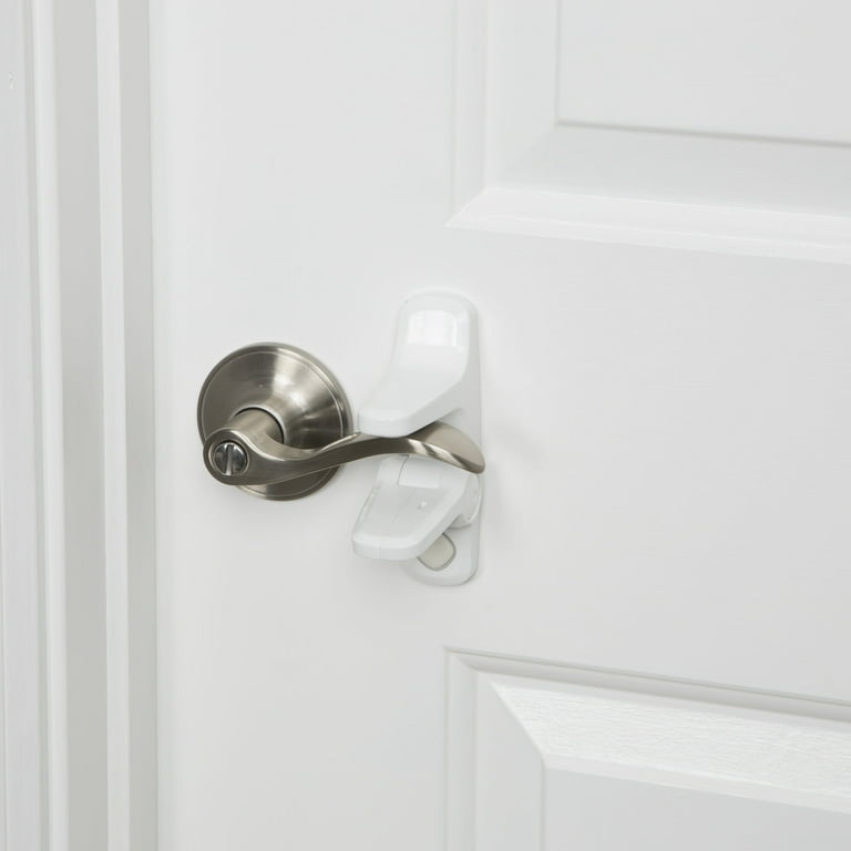 Safety 1st OutSmart White Lever Door Lock 4-Pack in the Child Safety  Accessories department at