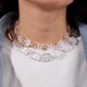thumbnail image 1 of Collar de cadena de clavícula JAMW de doble capa Sencillez, 1 of 5