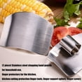 thumbnail image 4 of MultiFunctional Finger Guard Protector Steel Ergonomic Safe Chopping Prevents Injuries Easy Cleaning Travel Friendly, 4 of 9