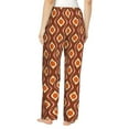 thumbnail image 3 of Fotbe 70's Retro Women's Pajama Pants,Sleepwear Pants,Pj Bottoms Drawstring And Pockets-Small, 3 of 9