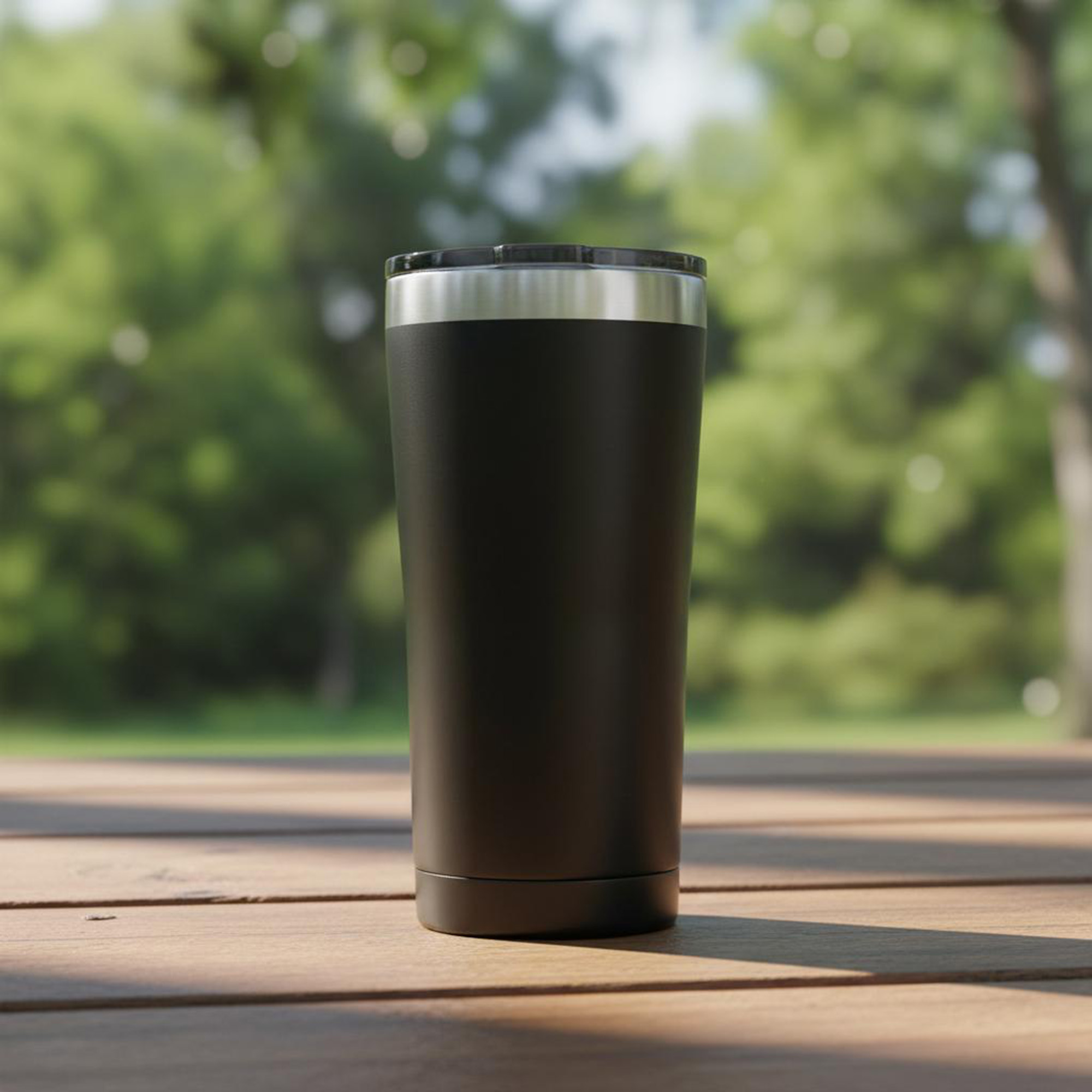 Vaso de acero inoxidable de 22 oz con aislamiento al vacío, negro 2