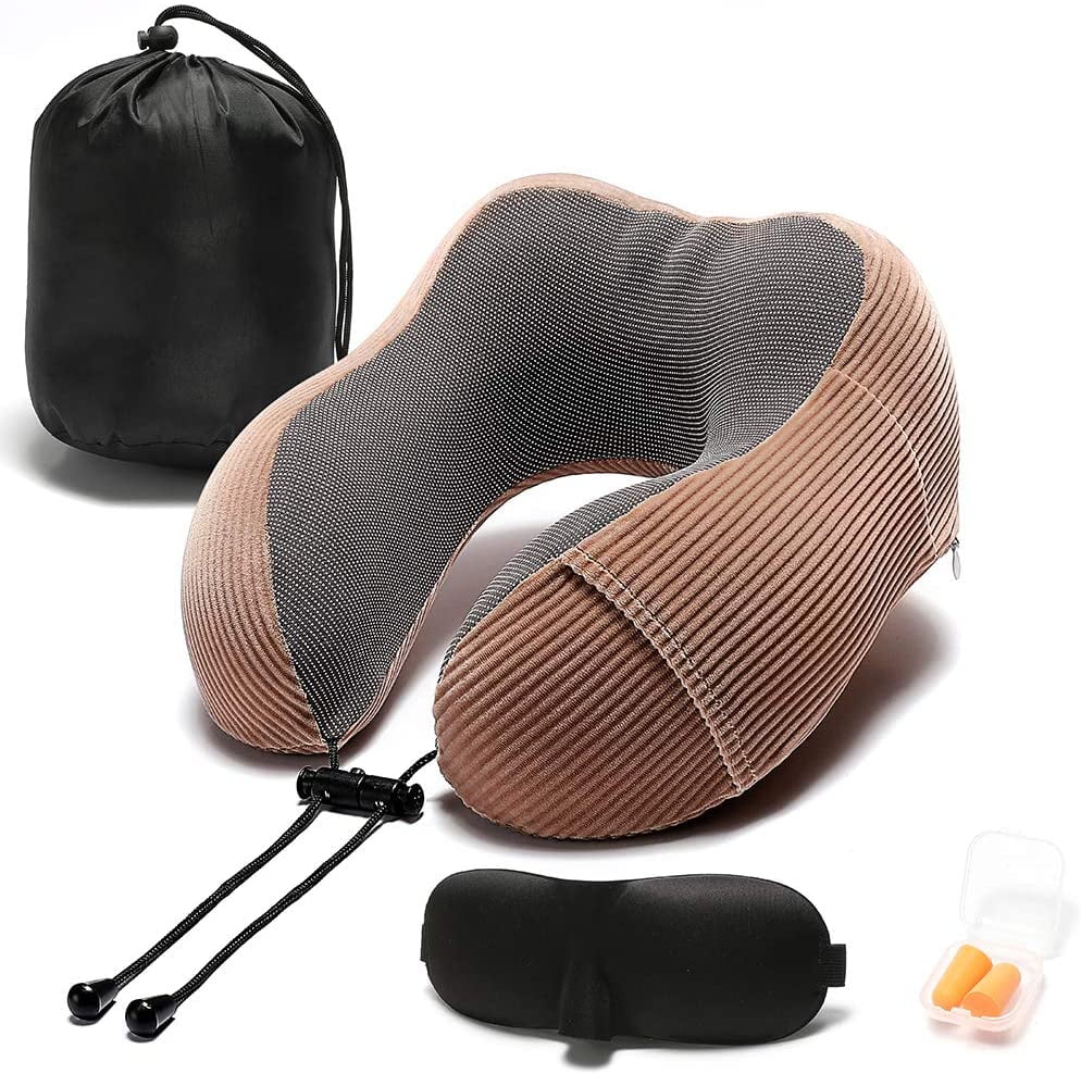 Compact Fits Into its Own Attached Small Bag for Planes U-Shaped Pillows Foldable Trains and Automobiles. Bolan Pack of 2 Memory Foam Travel Pillows Compact Fits Into its Own Attached Small Bag for Planes U-Shaped Pillows Foldable Trains and Automobiles. Bolan Pack of 2 Memory Foam Travel Pillows