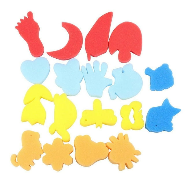 Creative Sponge Brushes, Safe Material for Young Artists