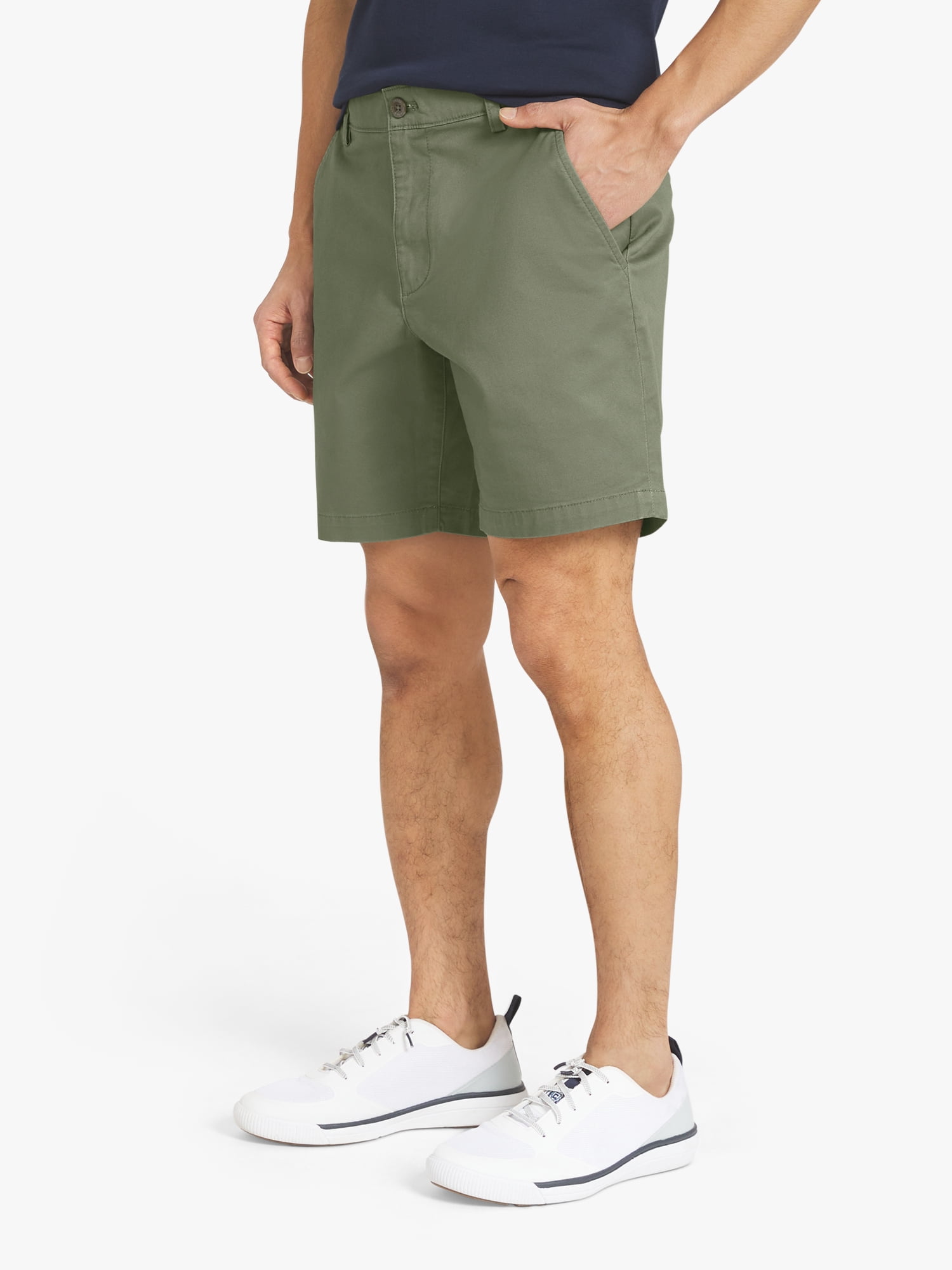 Chaps Men's & Big Men's Flat Front Shorts, Sizes 30-42, 8" Inseam