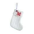 thumbnail image 1 of Calcetines Decorativos De Punto Calcetines Letras Bordadas Bolsa De Regalo Para Caramelos Para Niños Calcetines Blancos De Navidad Bolsa De Regalo, 1 of 3