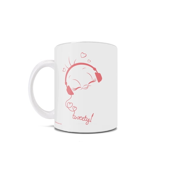 Looney Tunes (Tweety Bird - Headphones) 11 oz Ceramic Mug WMUG1454