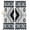 Brown Beige Black, variant on Black Beige Boho Blackout Curtains for Bedroom/Living Room, Pinch Pleated Black Out Curtains, Vintage Ethnic Tribal Southwestern Room Darkening Window Drapes with Hooks 2 Panels, 39"x70"