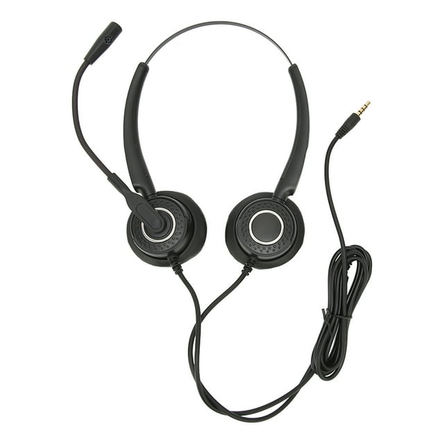Auriculares de centro de llamadas Auriculares telefónicos inteligentes con reducción de ruido con conector de 3,5 mm para teléfonos PC