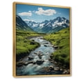 thumbnail image 2 of Designart "Alaska horizon II" Landscapes Floater Framed Canvas Wall Art, 2 of 7
