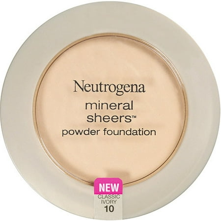 Neutrogena Mineral Sheers Powder Foundation, Classic Ivory [10], 0.34 (The Best Mineral Powder Foundation)