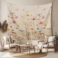 thumbnail image 2 of Pastoral Vintage Botanical Tapestry for Bedroom Wall Hanging Tapestry, Spring Summer Floral Ceiling Backdrop Tapestries Poster Blanket Wall Decor for Teens Room Living Room Dorm 59" x 90", 2 of 8