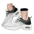 thumbnail image 3 of Rotm Women Footwear Women Walking Shoes Ladies Running Sneakers Breathable Mesh Sports Shoes Casual Lightweight Gym Lace up Sneakers I,6.5, 3 of 7
