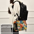 thumbnail image 6 of Oil Paint Seamless Flowers Insulated Lunch Bag Portable Cooler Bag Mommy Bag Large Capacity 6L, 6 of 9