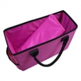 thumbnail image 3 of destyer Craft Storage Tote Bag Scrapbooking Sewing Liner Storage Organizer Plum, 3 of 8