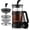 Black 12oz, variant on French Press 34oz Light-weight Durable High Borosilicate Carafe Maker 8 Cup Plastic Coffee Press Frothed