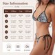 thumbnail image 5 of Fotbe Cute Dog Faces Traje de Baño para Mujer de Dos Piezas – Bikini Sexy de Tirantes Tipo Halter con Diseño Triangular, 5 of 6