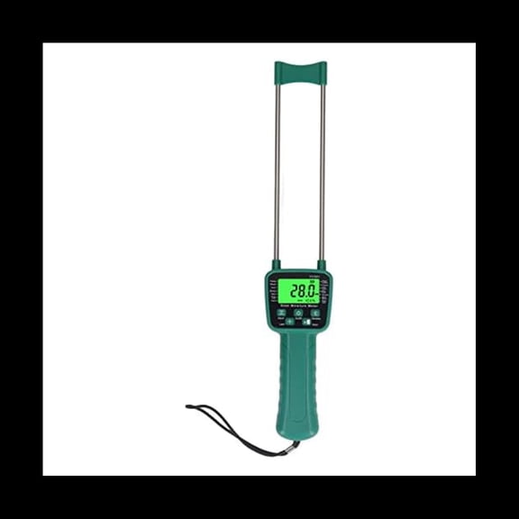 Hay Moisture Tester, Portable Hay Moisture Meter, Digital Grain Moisture Meter with LCD Display for Cereal Straw,Soybean