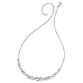 thumbnail image 2 of 925 Sterling Silver Fancy Necklace Chain Polished Infinity with 2in ext. 16 inch, 2 of 5