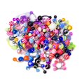 thumbnail image 1 of 20 Belly Ring Assorted Packs Flexi & Steel shaft 14G, 1 of 6