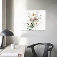 thumbnail image 4 of Orinice Floral Wildflower Wall Art Decor Flower Botanical Prints Wall Art Watercolor Floral Canvas Pictures Boho Flower  Painting for Living Room Bedroom 16x12in, 4 of 6