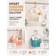 thumbnail image 4 of RVOV Plastic Hanging Shower Caddy, Portable Shower Basket Organizer with Hook, Lightweight Bathroom Storage Tote for Dorm, Gym, Travel & College Essentials, 4 of 9