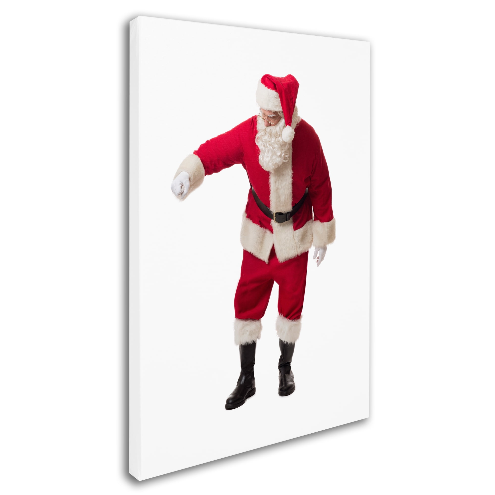 Trademark Fine Art 'Santa-6-14013' Canvas Art by Ed Wheeler