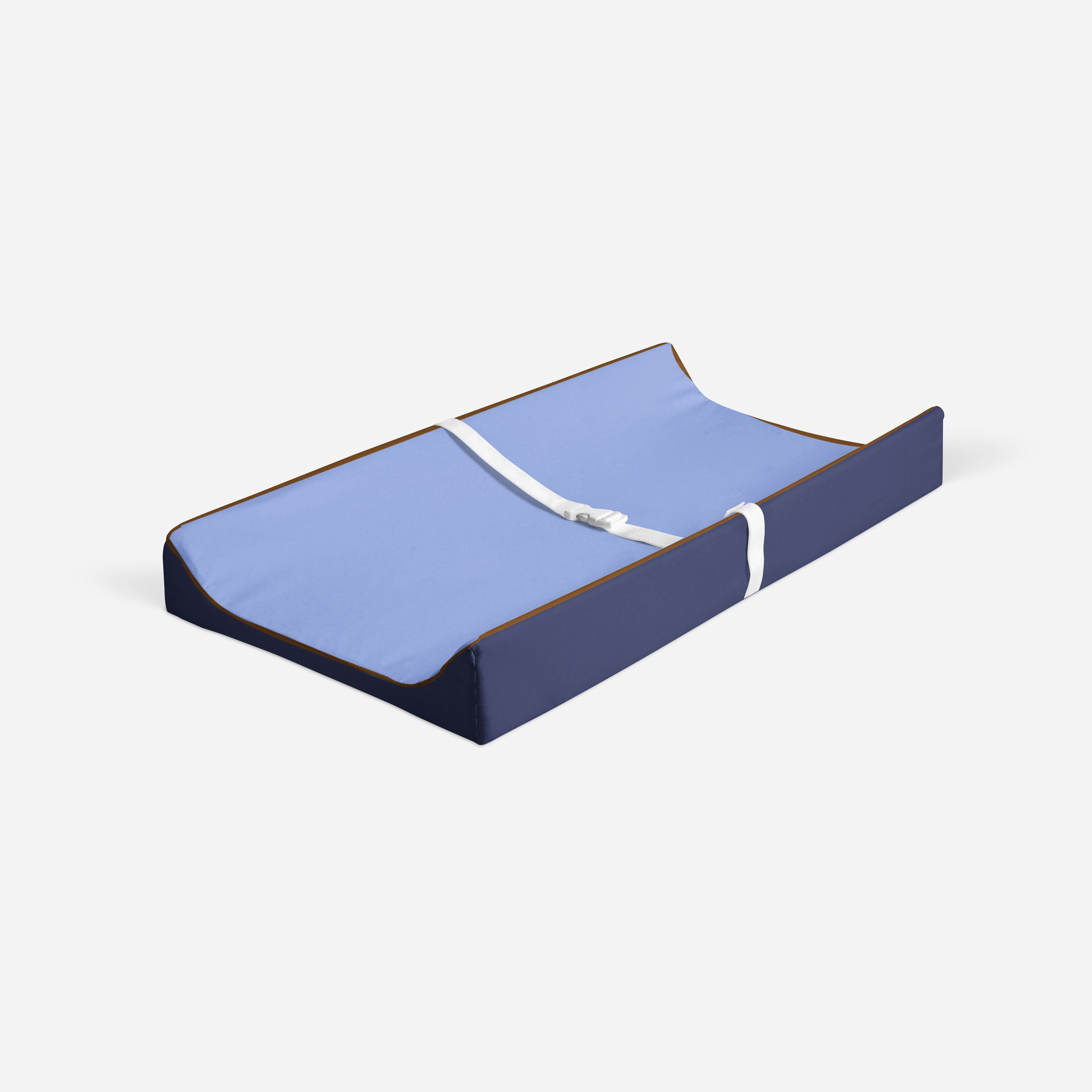 Bacati - Transportation Quilted Changing Pad Cover, Infant Boys, Blue