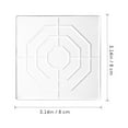 thumbnail image 2 of MasteelfCA 4 Pcs Pare-Chocs Transparents en Silicone pour Meubles, Protecteurs de Sol, 2 of 8