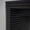 Antique Black Black, variant on 47.6" Modern Black Ribbed Coffee Table – Rectangular Low Profile Center Tab