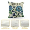thumbnail image 4 of Awypu Blue Wildflower Flower Market Throw Pillow Covers 18x18 Inch Bless This Home Mason Jar Welcome Spring Summer Set of  Outdoor Decor Farmhouse Decorative Throw Pillows Cases for Couch Sofa, 4 of 5