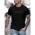 thumbnail image 1 of Freedom Print T Shirt, Tees For Men, Casual Short Sleeve T-shirt For Summer, 1 of 5