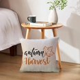 thumbnail image 3 of Autumn Fall Throw Pillow Covers Pumpkin/Maple Leaves Farmhouse Decorative Cushion Cover 18x18 Set of 2 for Sofa/Couch/Porch, 3 of 6