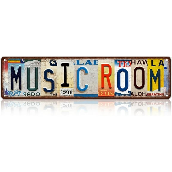 Vintage Rest Room Metal Tin Signs Street Signs Home Wall Decor 16 x 4 Inches For Bar Wall Decor Chicken Coop Coffee Bar Billiards Bathroom Wooden sign