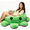 Green + Purple, variant on Hengshan Giant Reversible Octopus Plush Pillow, Double-Sided Flip Mood Octopus Stuffed Animal, Large Soft Fluffy Floor Cushion Sofa Decor Gift for Adults Teens