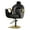black, variant on Hydraulic Reclining Salon Chair for Entryway – 360° Swivel, Adjustable Height, Heavy Duty PU Leather, Comfortable & Easy to Clean, Stable Base, Perfect for Home, Spa, Barbershop Storage – Pink