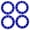 Blue, variant on Riousery 4pcs ATV Wheel Hub Trim Anti Scratch Universal Plastic Go Kart Wheel Rim Hub Protection Cover for 7 Inch Tires (17.78 cm) Blue Replacement Accessories