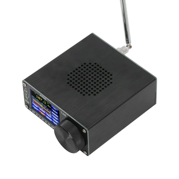 Full Band Radio Receiver, Program Upgrade Support Portable Shortwave Radio Type C Interface for FM AM SSB