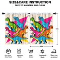 thumbnail image 2 of Blackout Kids Curtains,Cute Dinosaur Pattern Childrens Insulated Curtains Set Of 2,Bedroom Essentials,Toddler Room Decor 42x54in(106x137cm), 2 of 4