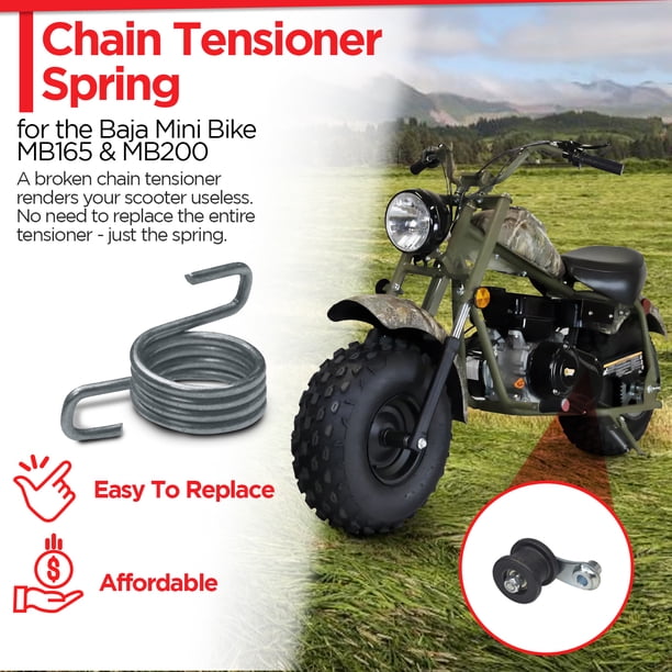 coleman 200cc mini bike tensioner YOXUFA Chain with 1-3/4" Roller Replacement for CT200U BT200X CT200U-EX Mini Bike Baja Warrior MB200 Massimo TrailMaster Predator 212 196cc 6.5hp Powersports Parts : Automotive Chinese Chain Roller Tensioner for the Coleman BT200X GREHUA Mini Bike Chain Tensioner