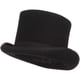 thumbnail image 3 of Sombrero cilíndrico de fieltro Harhinhe, sombrero de fieltro de lana, sombrero de boda, sombrero de vestir, sombrero de fiesta de carnaval, sombrero negro con circunferencia, 3 of 6