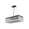thumbnail image 3 of 2034 Maxime Collection Hanging Fixture L24in W12in H7.5in Lt:6 Chrome Finish (Royal Cut Crystals), 3 of 7