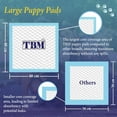 thumbnail image 2 of Puppy Pads 100 Count - 23.6" x 23.6"  Absorbent Leak-Proof Pet Training Essentials, 2 of 9