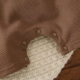 thumbnail image 4 of mgoYE Baby Boy Romper Size 0-3 Months Newborn Baby Cotton Onesie with Hat, Cute Bear Patched Casual Short Sleeve Bodysuit, Toddler & Infant Boy's Girl's Comfortable Clothing Coffee, 4 of 8