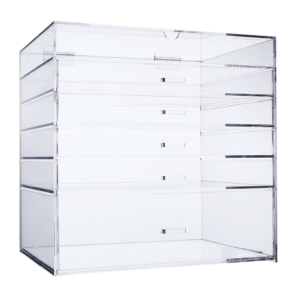 Sortwise Extra Large Clear Acrylic Cosmetic Makeup Organizer Cube