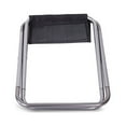 thumbnail image 2 of Naiovety Taburete plegable para pesca al aire libre, Camping, portátil, aleación de aluminio, sillas de 80 KG, plegable, para picnic, viaje, carpas Gris, 2 of 6